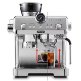 FREE Coffee Glasses Worth $59.80 - Delonghi EC9555.M LA Specialista Opera Manual Espresso Makers