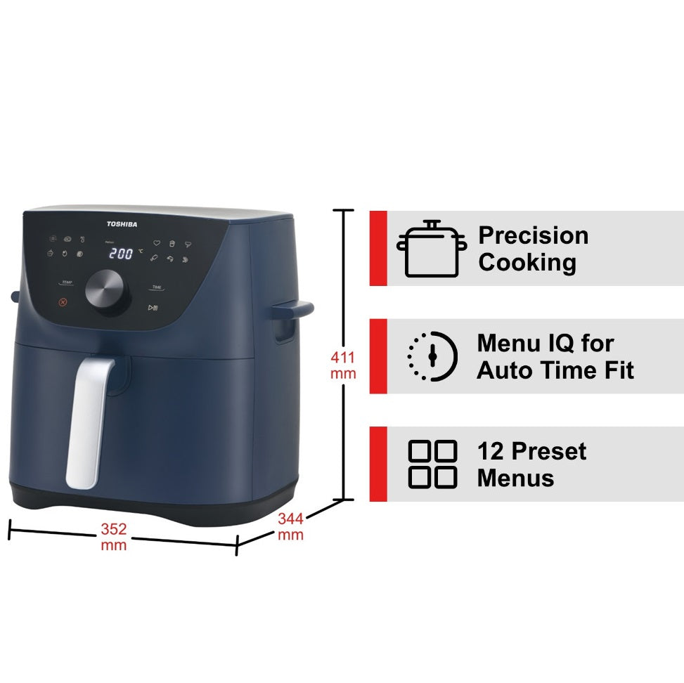 Toshiba AF-74CS1TRSG(B) Air Fryer 7.4L