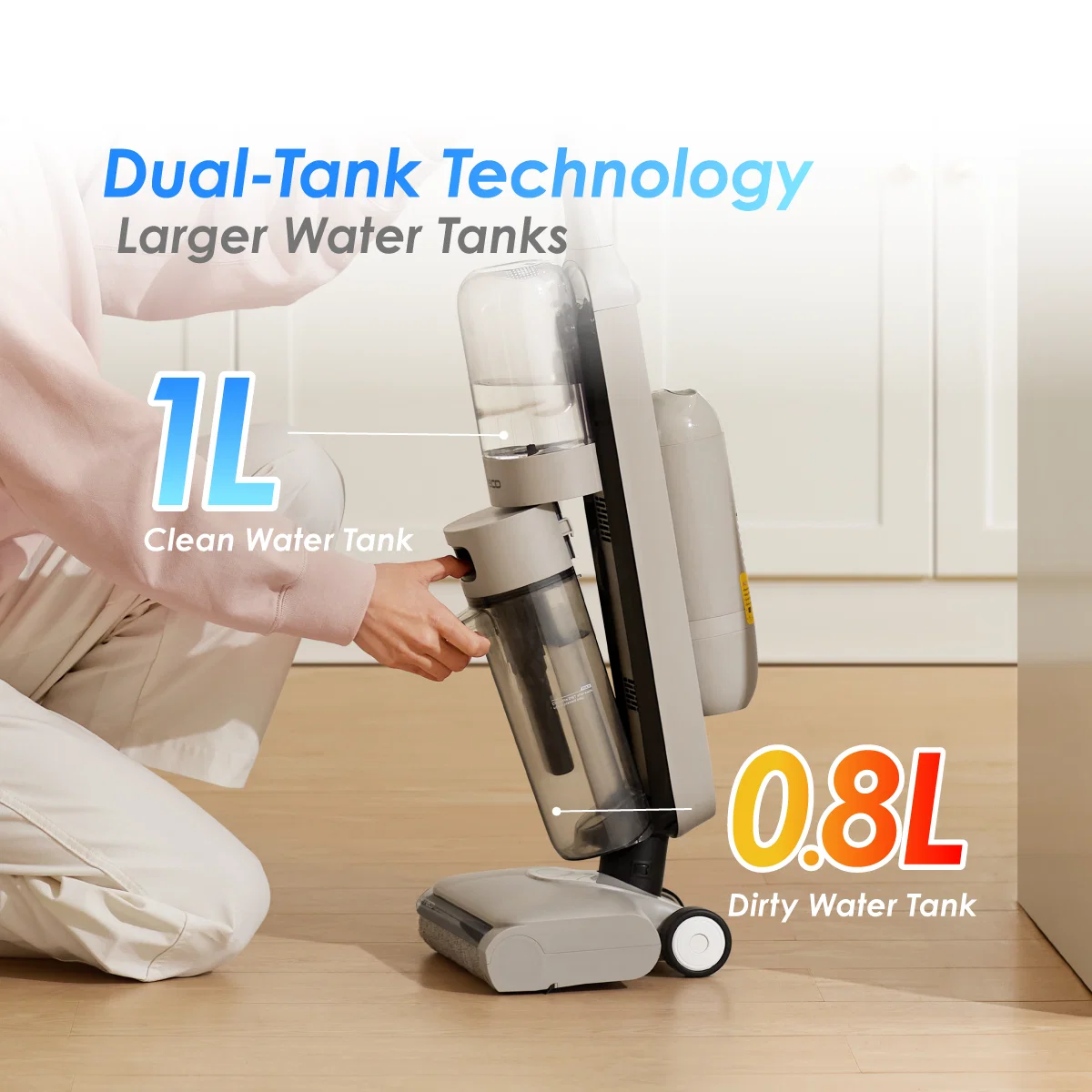 FREE 2 x Cleaning Solution - Tineco iFloor Y2 Cordless Floor Washer