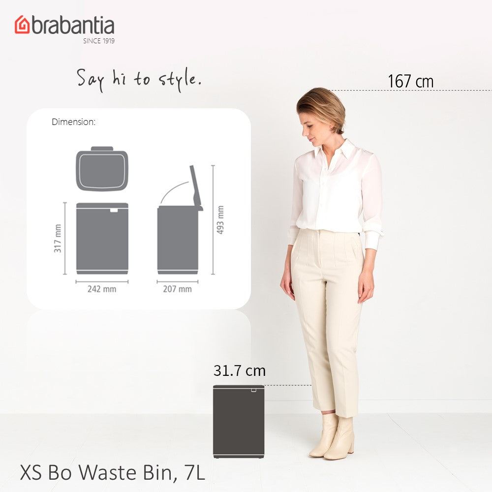 Brabantia Bo Waste Bin BBT 222900 | 222924 | 222962 7L