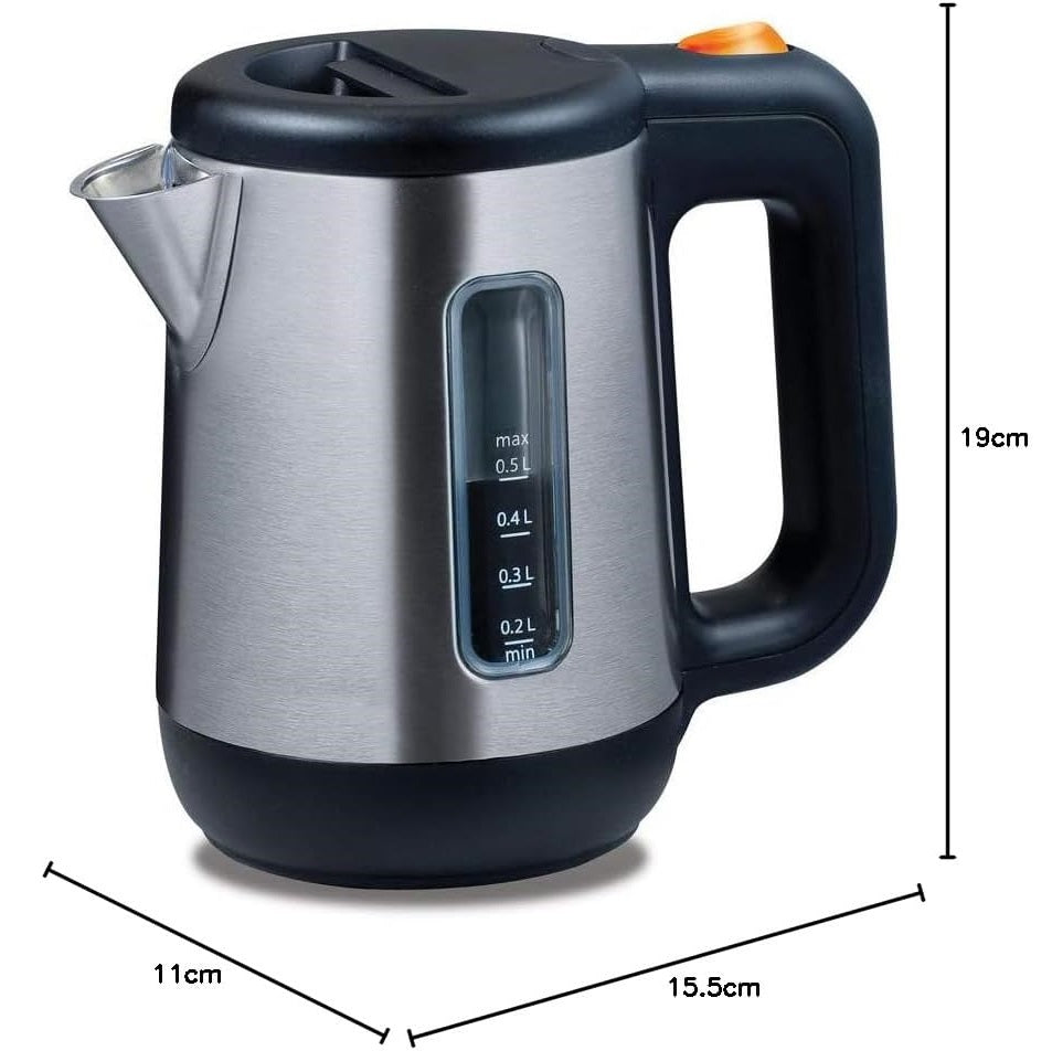 Kenwood JKM076 Atom Kettle Brushed stainless steel with black trim 0.5L