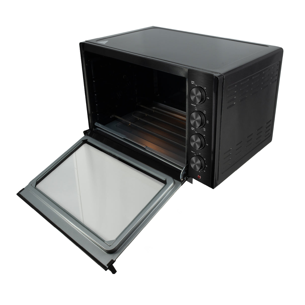 Mayer MMO3501 Electric Oven - Dual M-Shape Heating Element, Double Glass Door, Individual Control - 35L