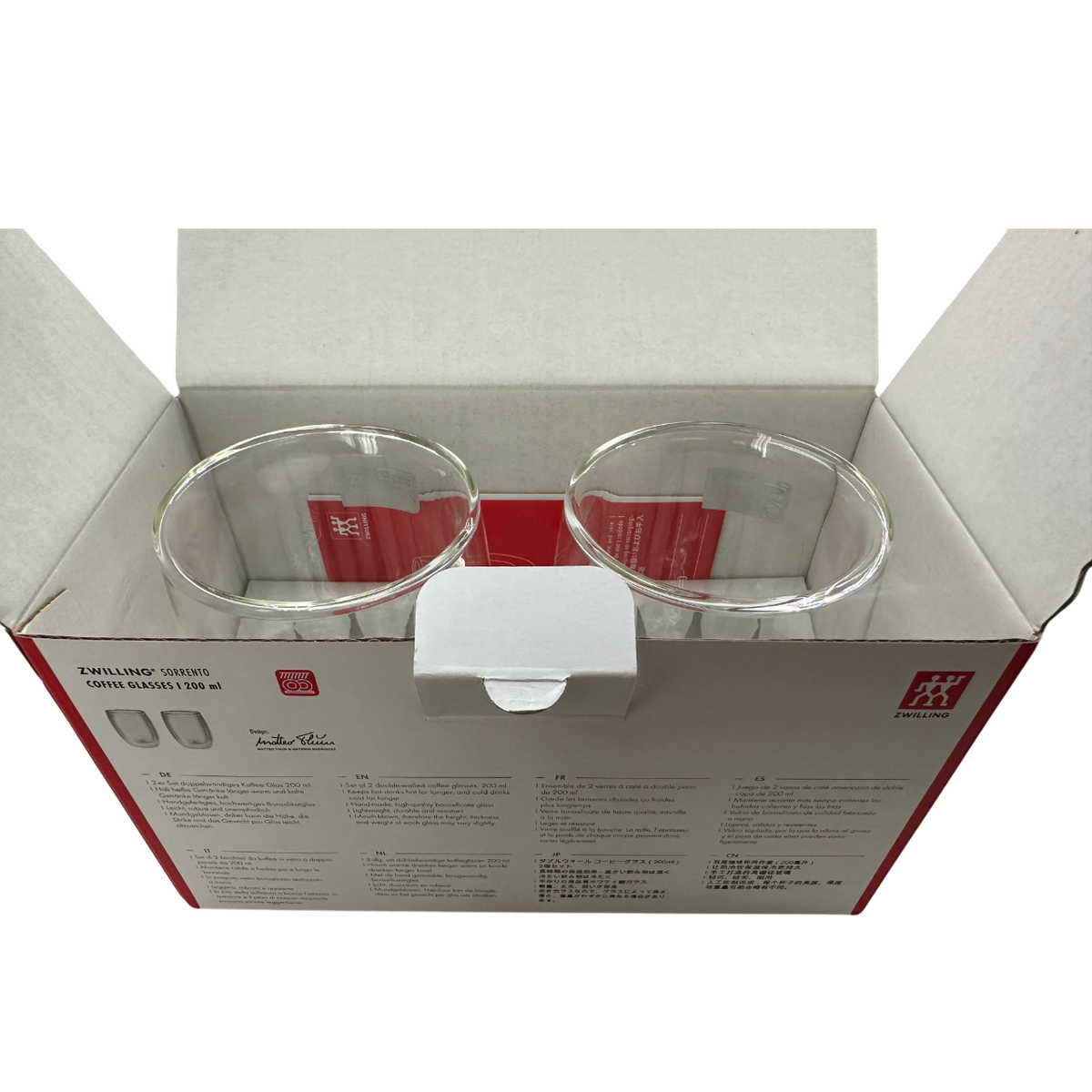 ZWILLING Sorrento 39500-076 Coffee Glasses 200ml