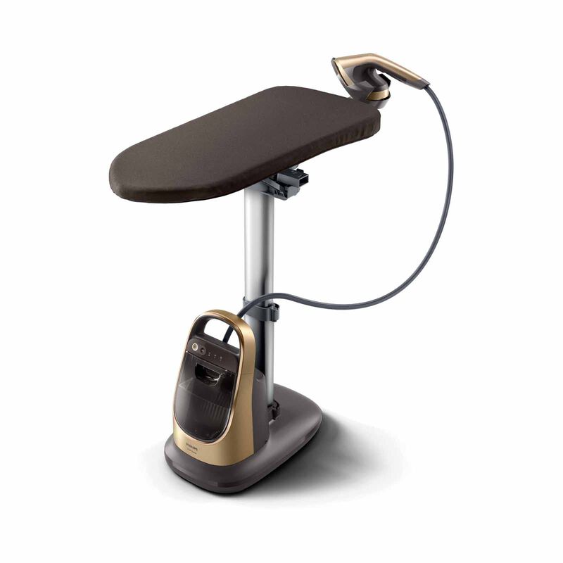hilips AIS8540 | AIS8540/60 | All-In-One Ironing Solution Garment Steamer | Optimal TEMP-No Burns | Multi-angle Board