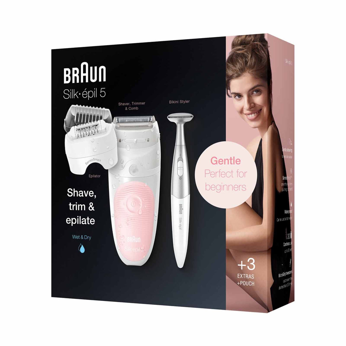 Braun SES5820 Wet & Dry Epilator