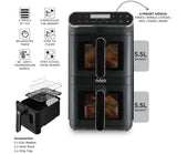 NNIO KRISPYDUO Dual Zone Digital Air Fryer 11L