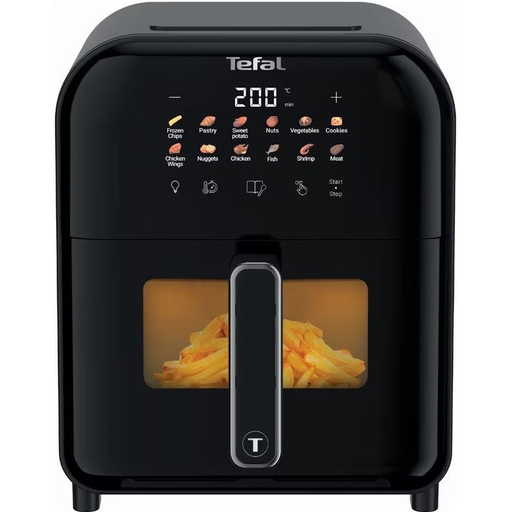 Tefal EY8218 Easy Fry Far-Infrared Vision Digital Air Fryer with Window 6L