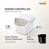 Panasonic SR-DC186WSH Microcomputer Rice Cooker 1.8L