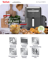 Tefal EY8018 Easy Fry Healthy Air Fryer & Grill XXL Digital 6.5L