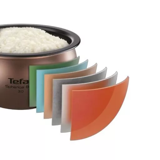 Tefal RK887 Mini Far Infrared Induction Heater Rice Cooker- 1L Capacity, 12 Cooking Modes, 2mm Non-Stick Pot