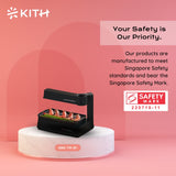 KITH SBG-TR-B1 Smokeless Mini Duo Grill (Touch Control) - Duo-Heatwave Technology | Patented