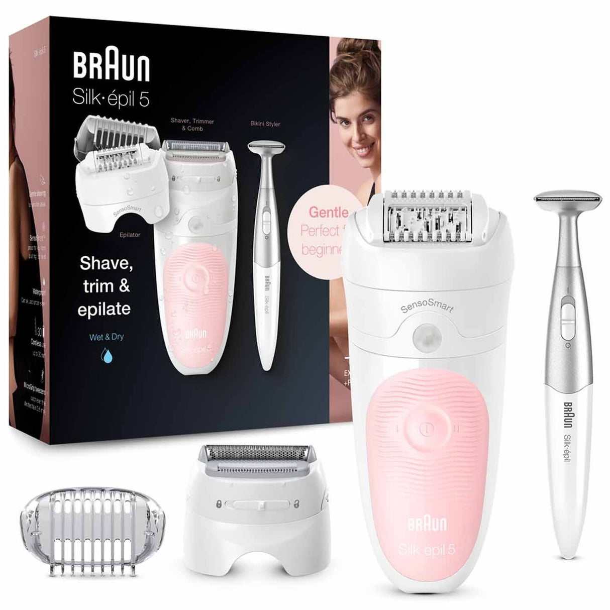 Braun SES5820 Wet & Dry Epilator