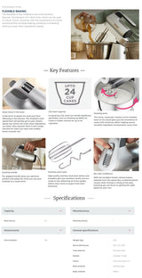 Kenwood HMP54.000SI Chefette Hand Mixer 3.5L