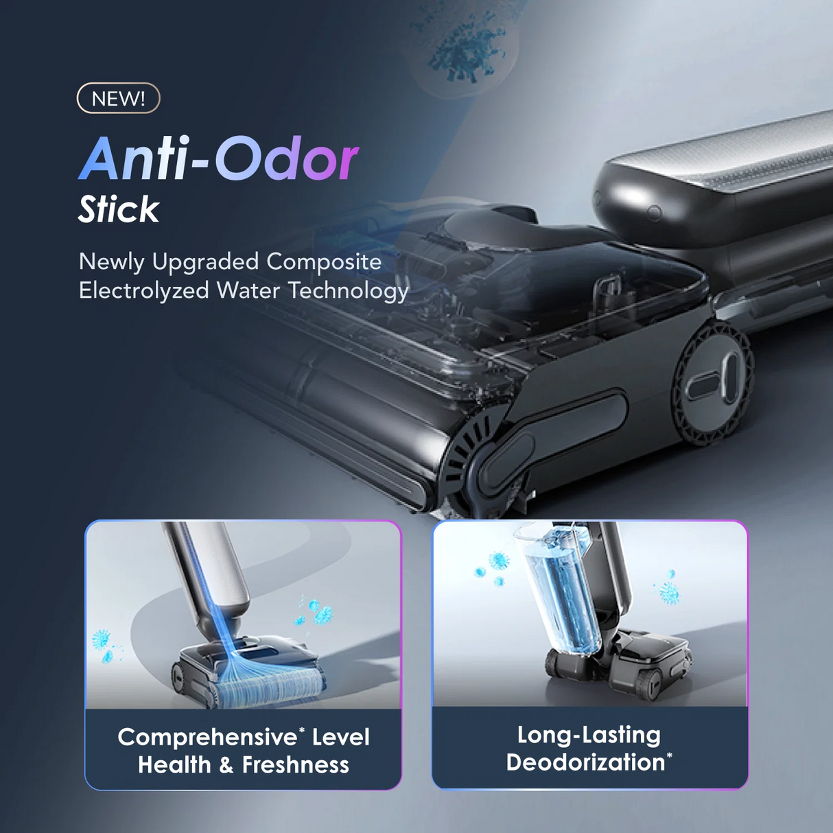 FREE 2 x Cleaning Solution - Tineco Floor One S9 Artist Steam Pro (Grey) Smart Wet & Dry Vacuum Cleaner
