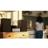 Philips TAM3205 | TAM3205M2/12 Micro Music System Bluetooth® CD, USB, FM, Audio In 20W