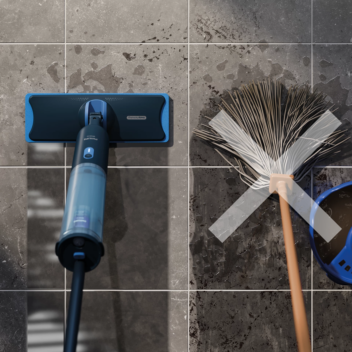 Philips XV3101/01 OneUp 3000 Series Electric mop