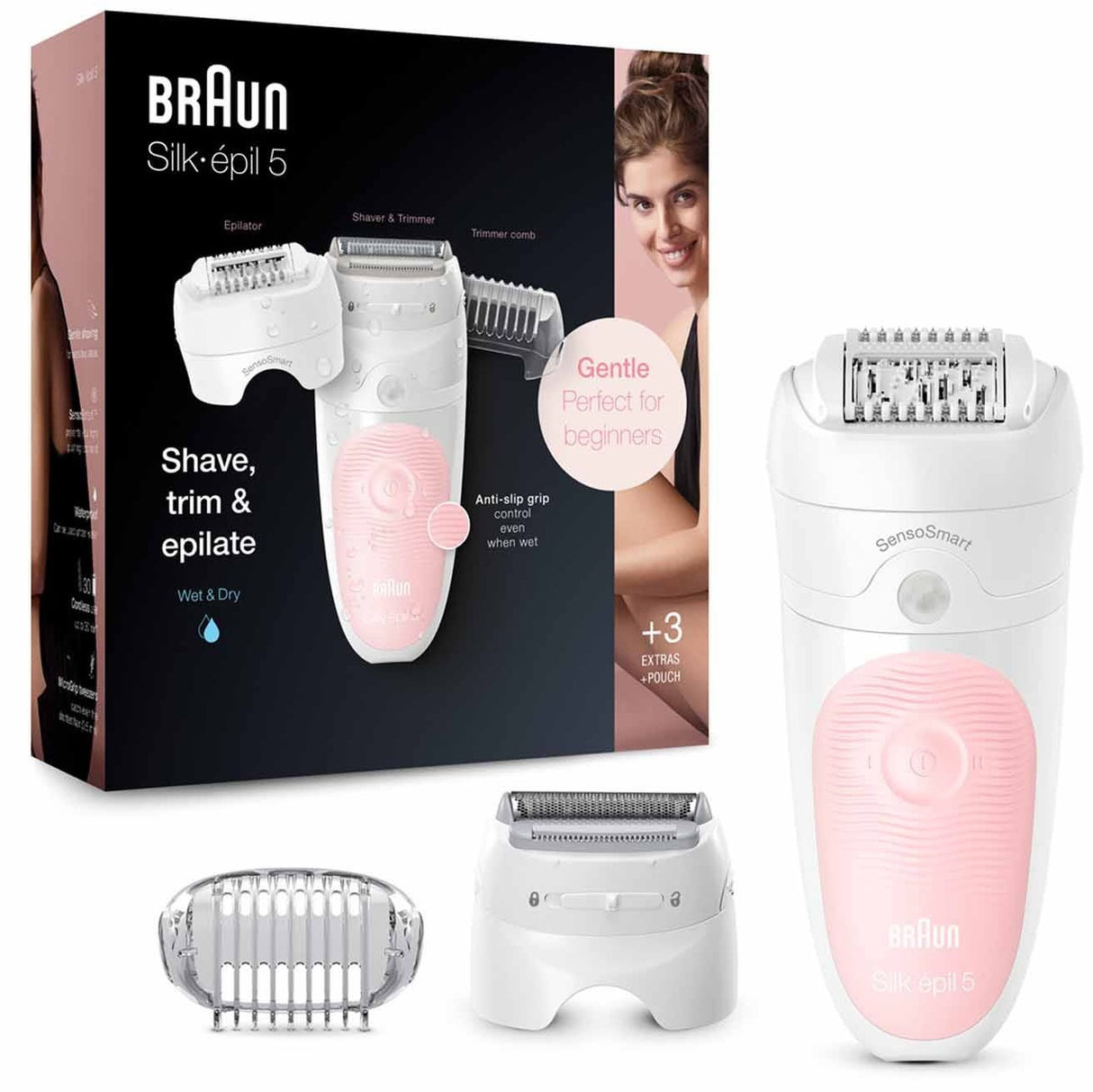 Braun SES5620 Wet & Dry Epilator