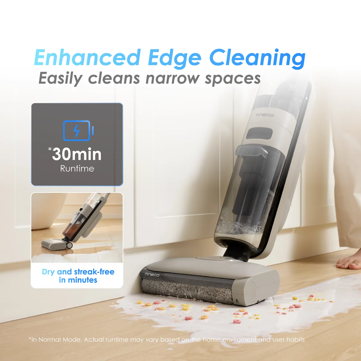 FREE 2 x Cleaning Solution - Tineco iFloor Y2 Cordless Floor Washer
