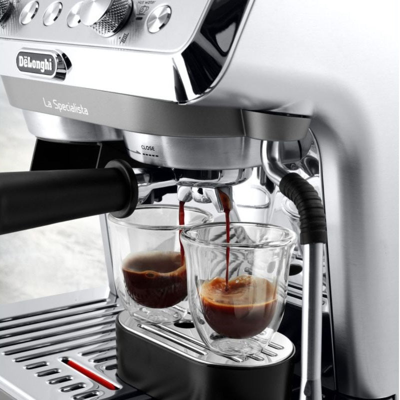FREE Coffee Glasses Worth $59.80 - Delonghi EC9255.M La Specialista Arte Evo - Pump Espresso Coffee Machines