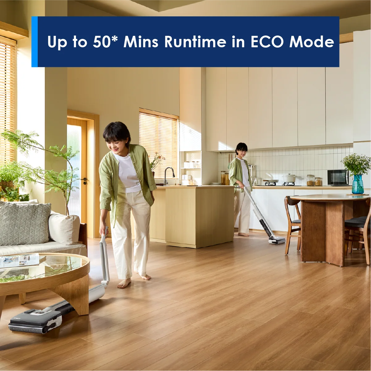 FREE 2 x Cleaning Solution - Tineco Floor One i7 Fold Wet & Dry Vacuum Cleaner