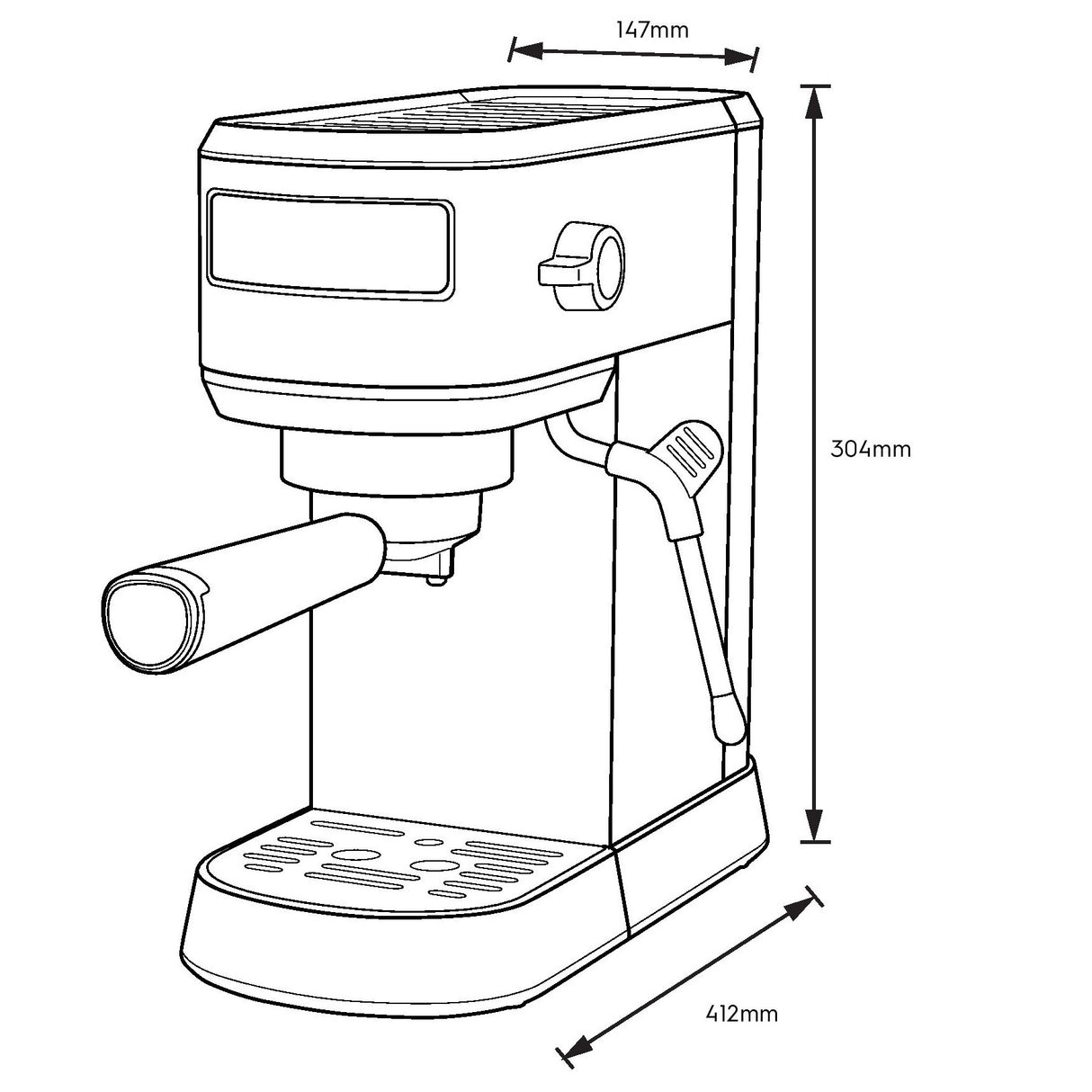 Electrolux E5EC1-50ST UltimateTaste 500 espresso coffee maker 1L