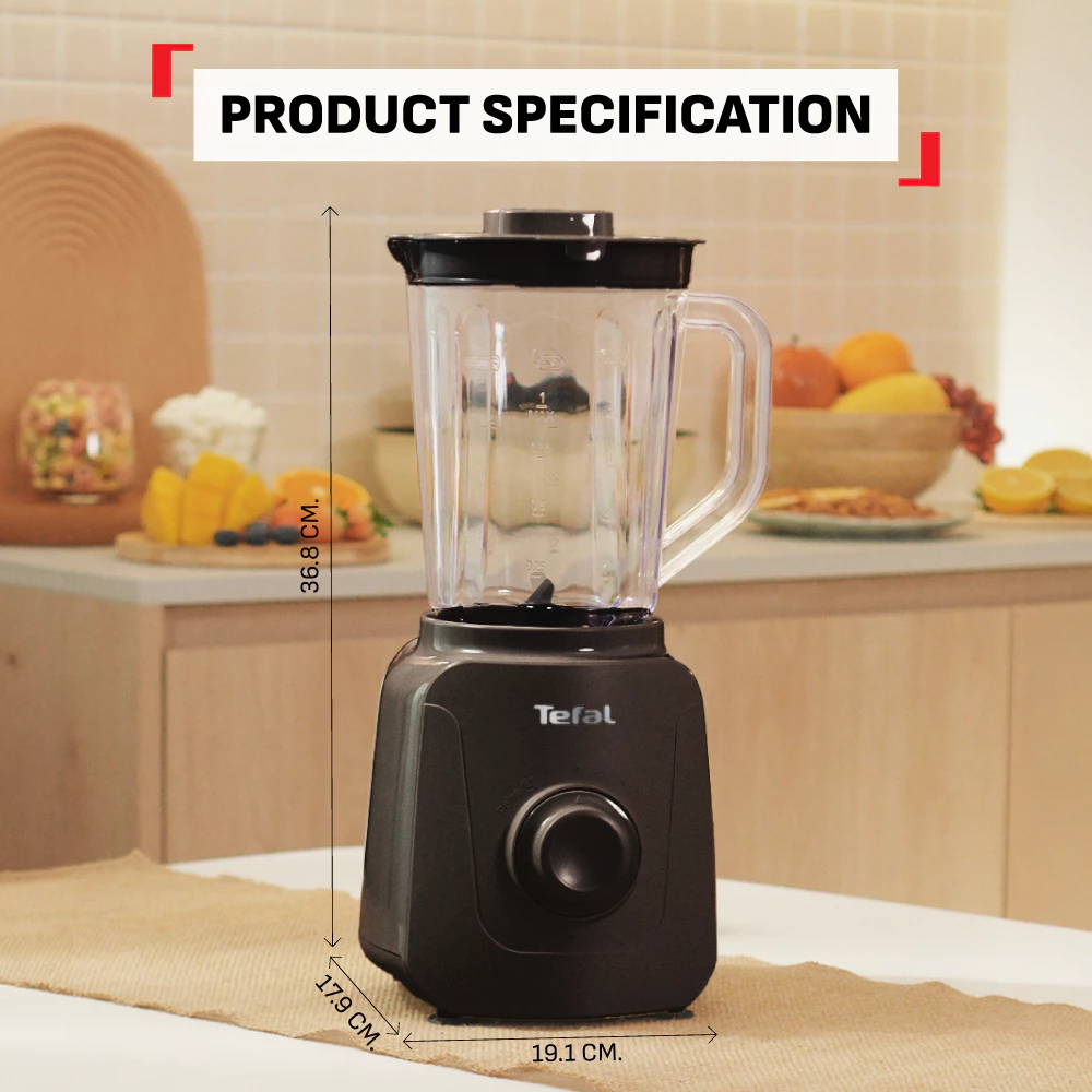 Tefal BL4118 Blendforce Essential Blender with Chopper 1.85L