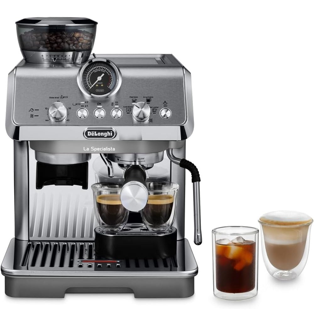 FREE Coffee Glasses Worth $59.80 - Delonghi EC9255.M La Specialista Arte Evo - Pump Espresso Coffee Machines