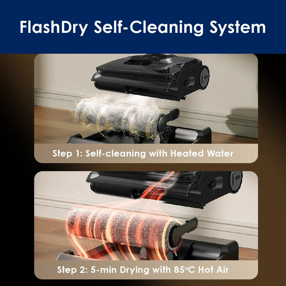 FREE 2 x Cleaning Solution - Tineco Floor One S7 Stretch Max Smart Floor Washer Vacuum Cleaner