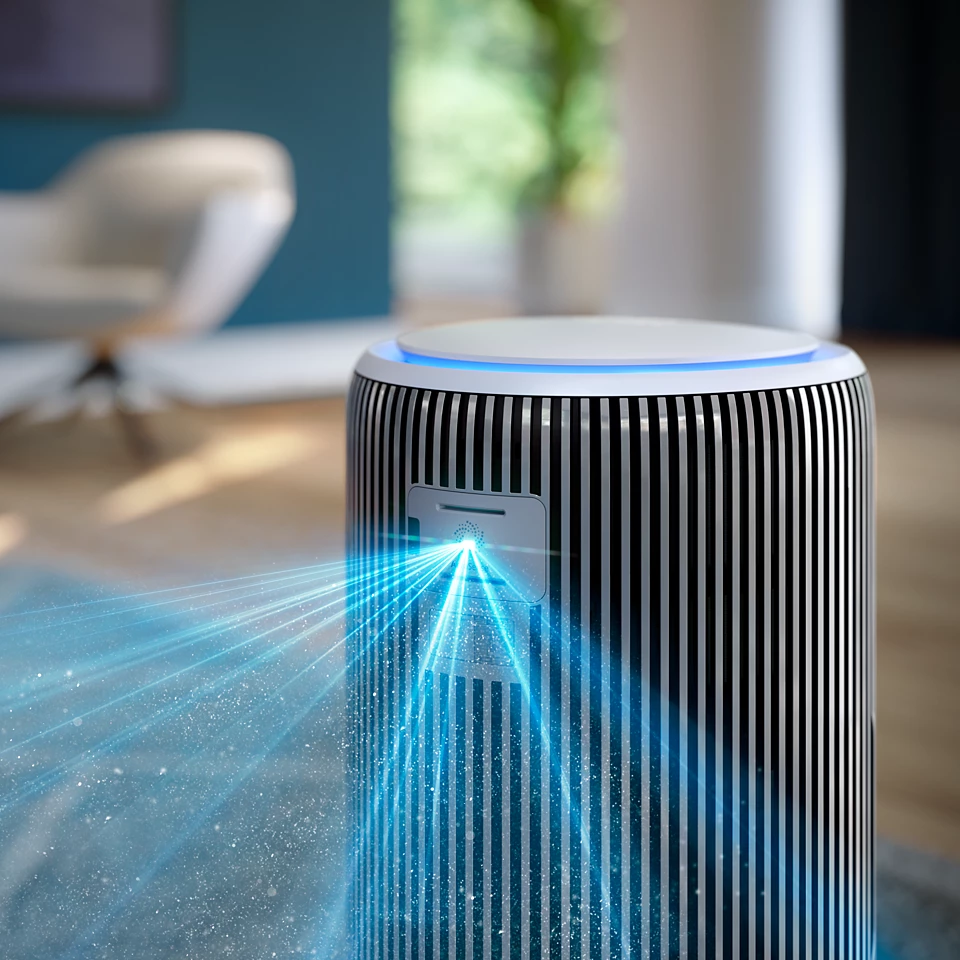 Philips AC3220/10 | AC3220 Smart Air Purifier Pro 3200 Series, HEPA, 520m³/h CADR, 135m² Coverage, Cleans up to 99.97% particles