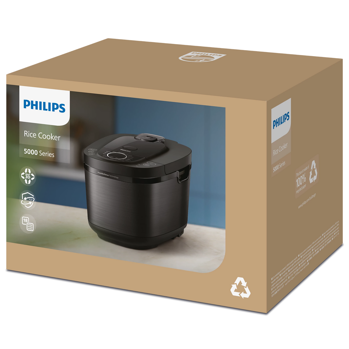 Philips HD4814/31 | HD4814 5000 Series Digital Rice Cooker 1.8L