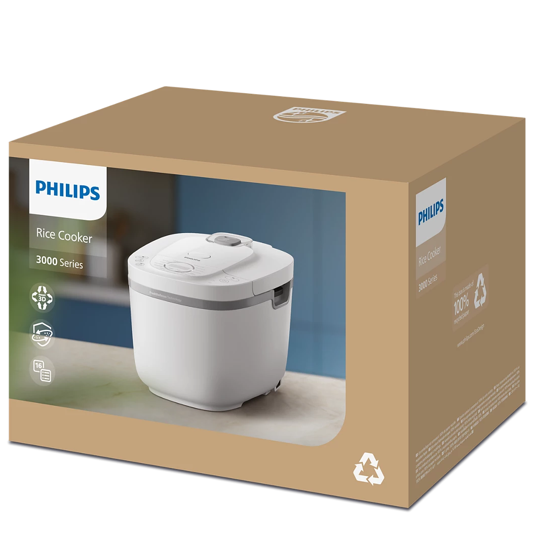 Philips HD4717/30 3000 Series Digital Rice Cooker 1.8L