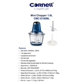 Cornell CMC-E180BL Mini Chopper 1.8L