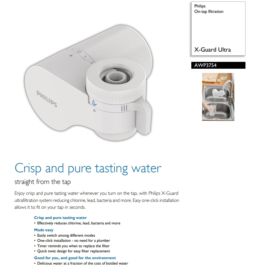 Philips AWP3754/97 On Tap Filtration X-Guard Ultra