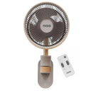 NNIO N1000DCWFR Remote DC Wall Air Circulator Fan 10 Inch