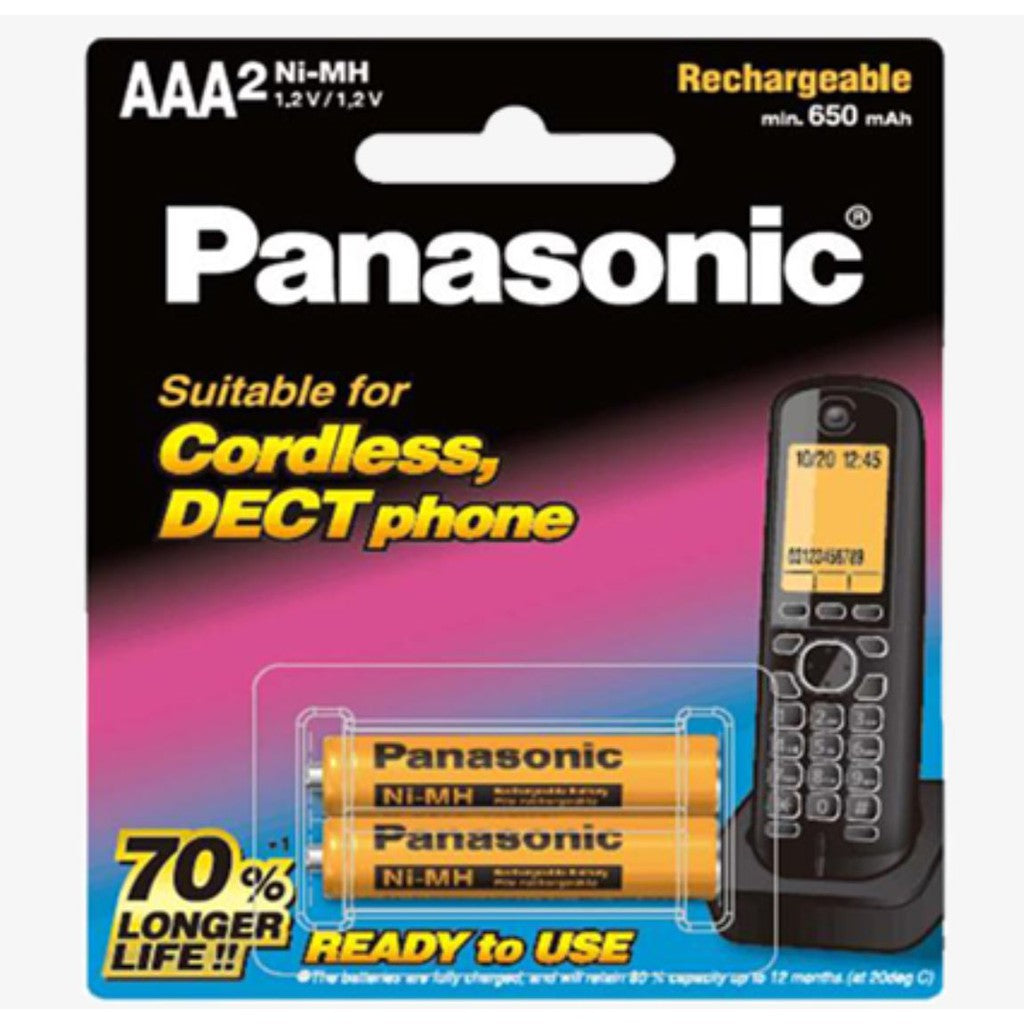 Panasonic BK-4LDAW/2BT Dect Phones Rechargeable Battery