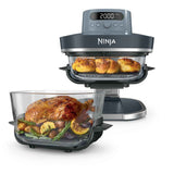 FREE XSKSFNMEDSM 2.3L Container WORTH $49.99 - Ninja AS101SM Crispi Pro 6-in-1 Countertop Glass Air Fryer - 4 Colors are Available