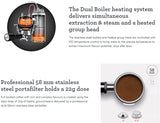 Breville BES980 | BES980BSS the Oracle Espresso Coffee Maker - 3 Pin Plug with Safety Mark, 1 Year Breville Warranty