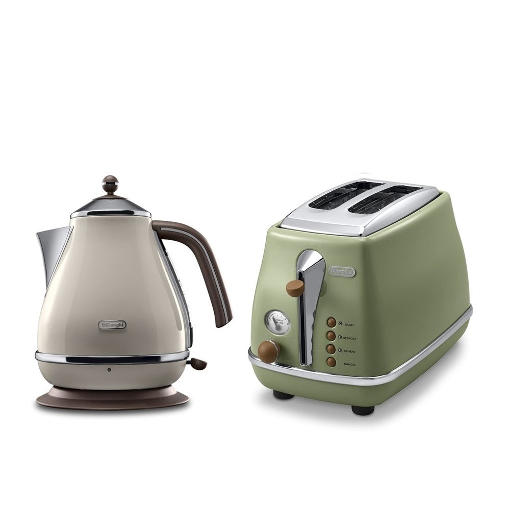 BUNDLE DEAL - Delonghi 1.7L KBOV2001 + CTOV2003 Breakfast Deal Kettle + Toaster