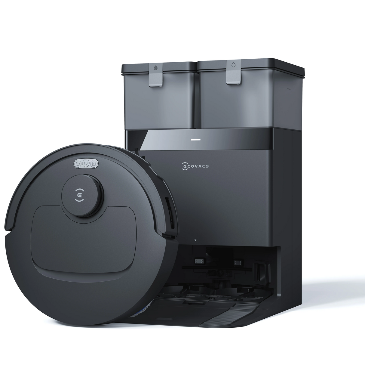 FREE 1 x Cleaning Solution + 1 x Antibacterial Buddy Kit - ECOVACS T30C MAX DLX71 Omni Robotic Vacuum Cleaner - 2 colors are available