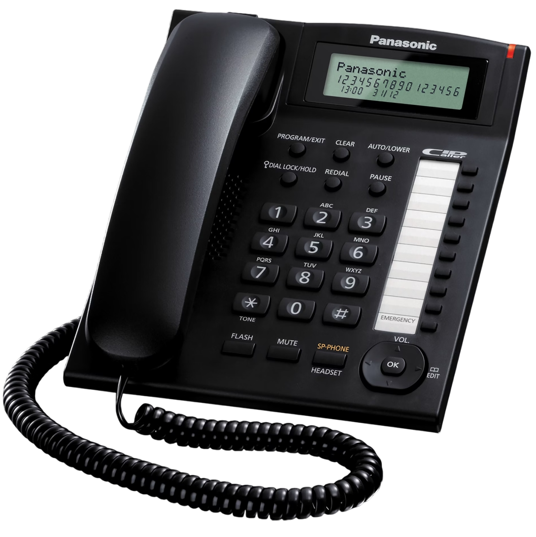 Panasonic KX-TS880MX Corded Phone Integrated Telephone Systems