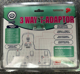 iwill IW-T803U 3 Way T-Adaptor USB A + USB C Rapid Charging Speed