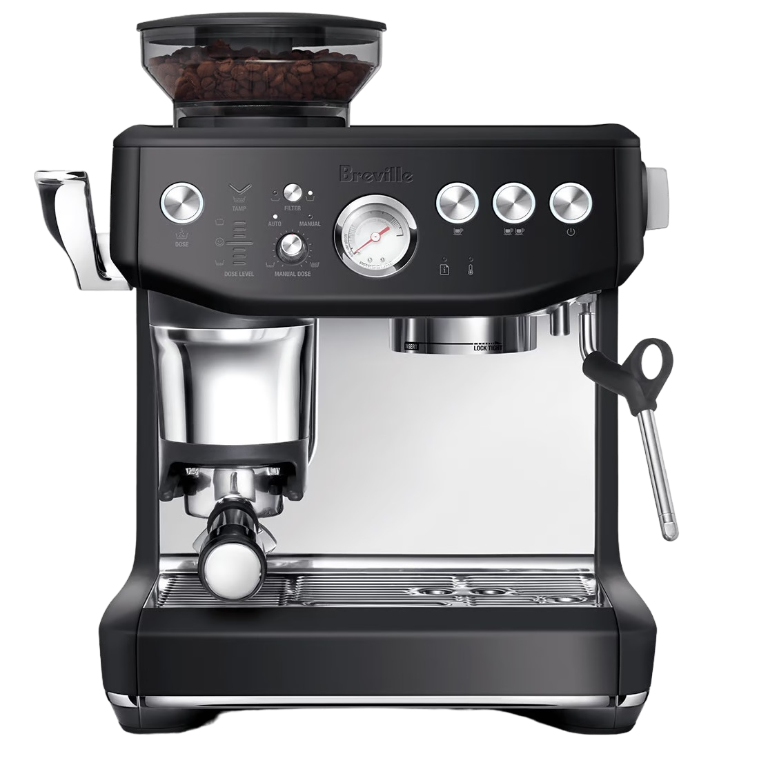 Breville BES876 the Barista Express™ Impress Coffee Machine - 3 Pin Plug with Safety Mark, 1 Year Breville Warranty