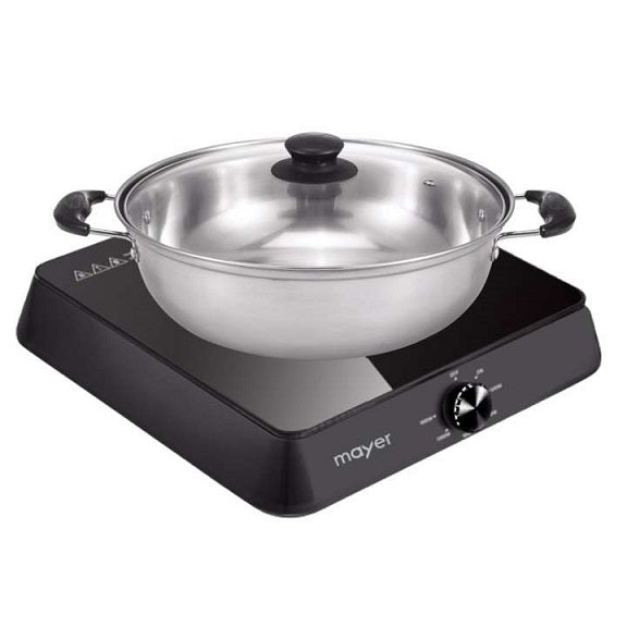 Mayer MMIC1619 Induction Cooker with Stainless Steel Pot
