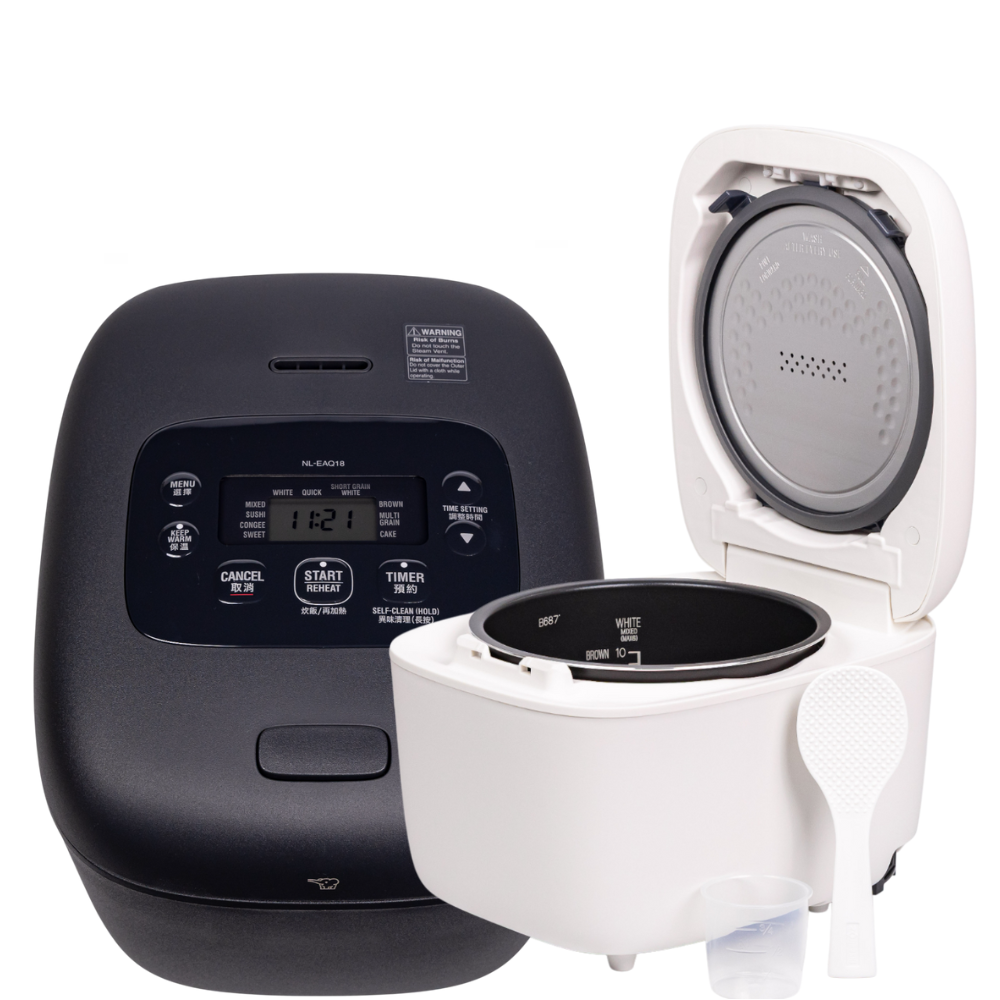 Zojirushi NL-EAQ10/ NL-EAQ18 MICOM Electric Rice Cooker & Warmer - Available in 2 Sizes (1L, 1.8L), 2 Colors