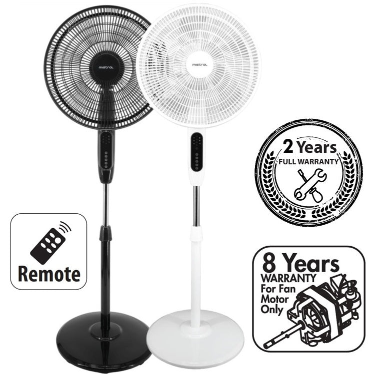 Mistral MSF1610DR DC Stand Fan with Remote 16 Inch