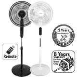 Mistral MSF1610DR DC Stand Fan with Remote 16 Inch