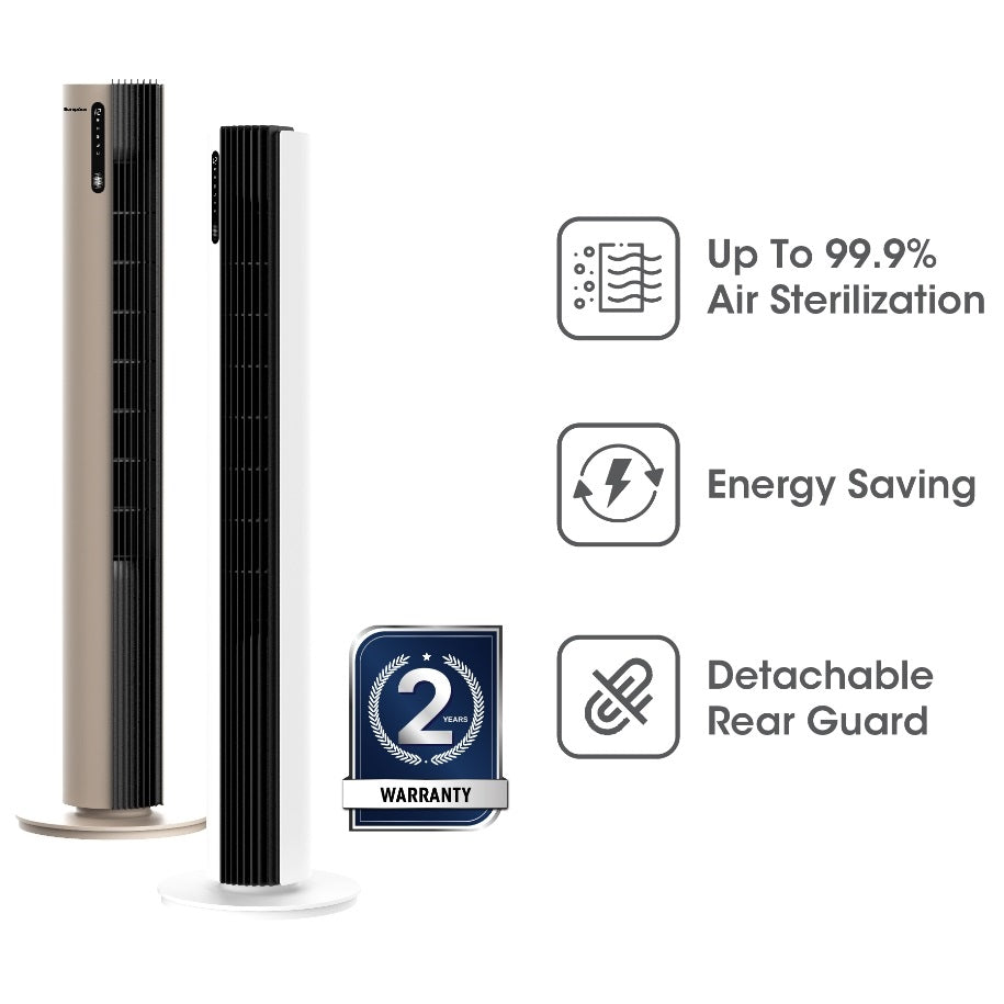 Europace ETF 7114D | ETF7114D Remote DC Tower Fan with Air Sterilizer