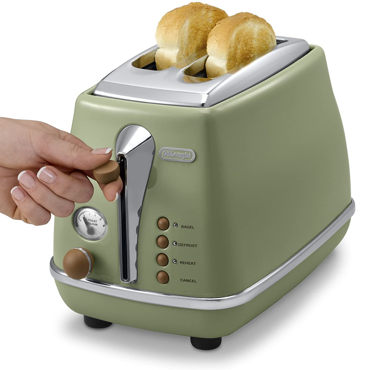 Delonghi CTOV2003 Icona Vintage 2-Slice Toaster