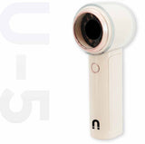 NNIO U-5 High Speed Portable Handheld Fan 6W with LED Diplay, Plastic Blade, 100 Speeds - 2 Colors Options Available