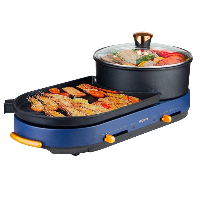 Mayer MMHPG5 Multi-Functional Hot Pot with Grill